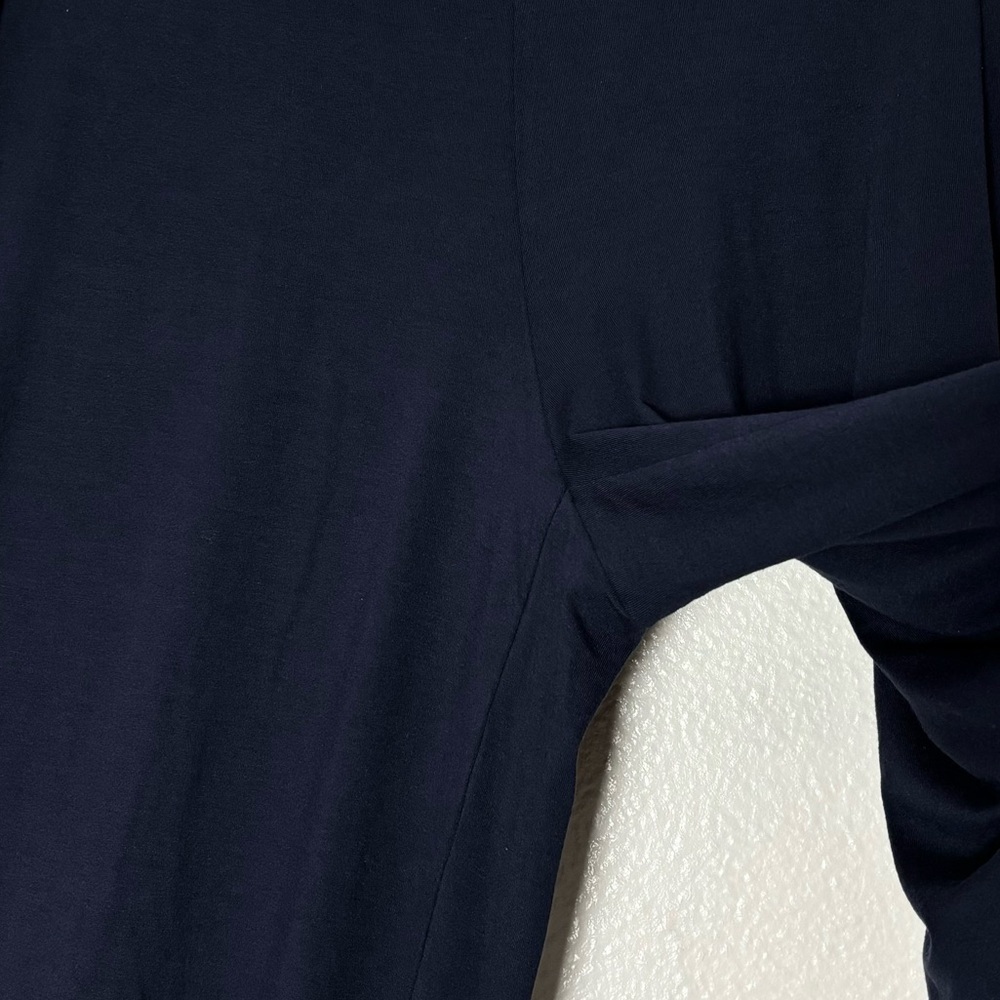 Eileen Fisher Navy Wide Leg Pants 95% viscose 5% Elastane. - Picture 13 of 16